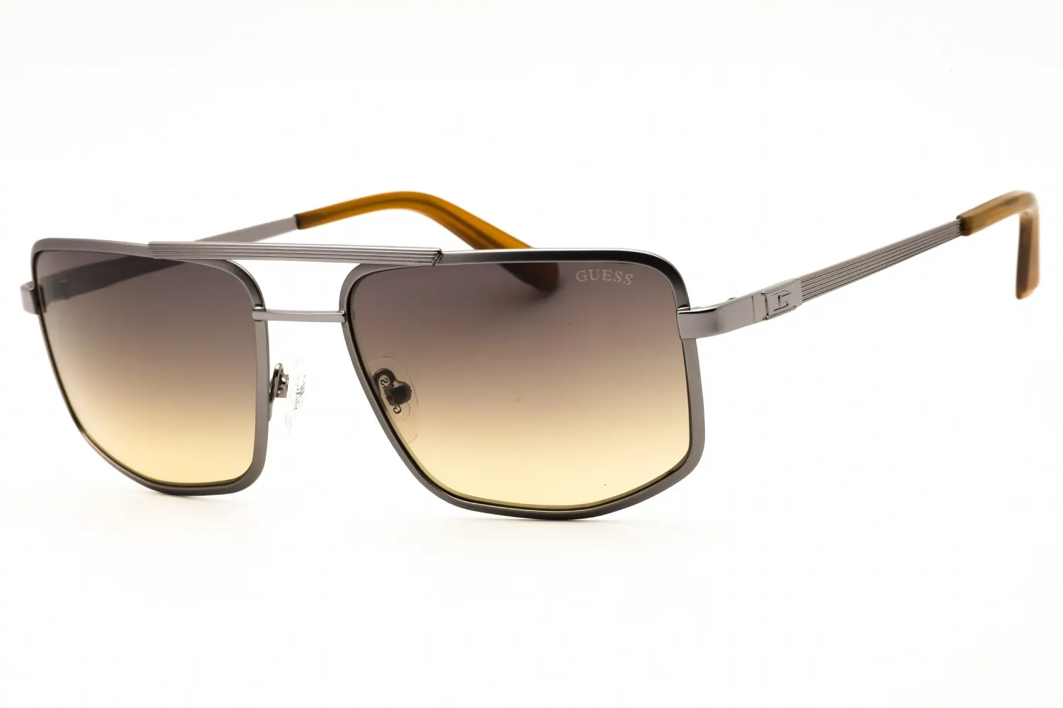 Guess GU00208 09B Sunglasses Matte Gunmetal 57mm Men