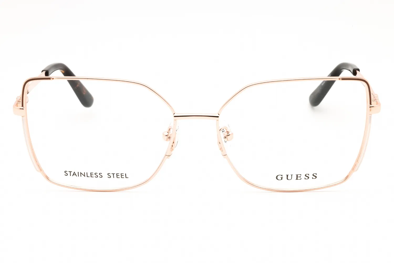 Guess GU50223 028 Eyeglasses Shiny Rose Gold 57mm Women 2