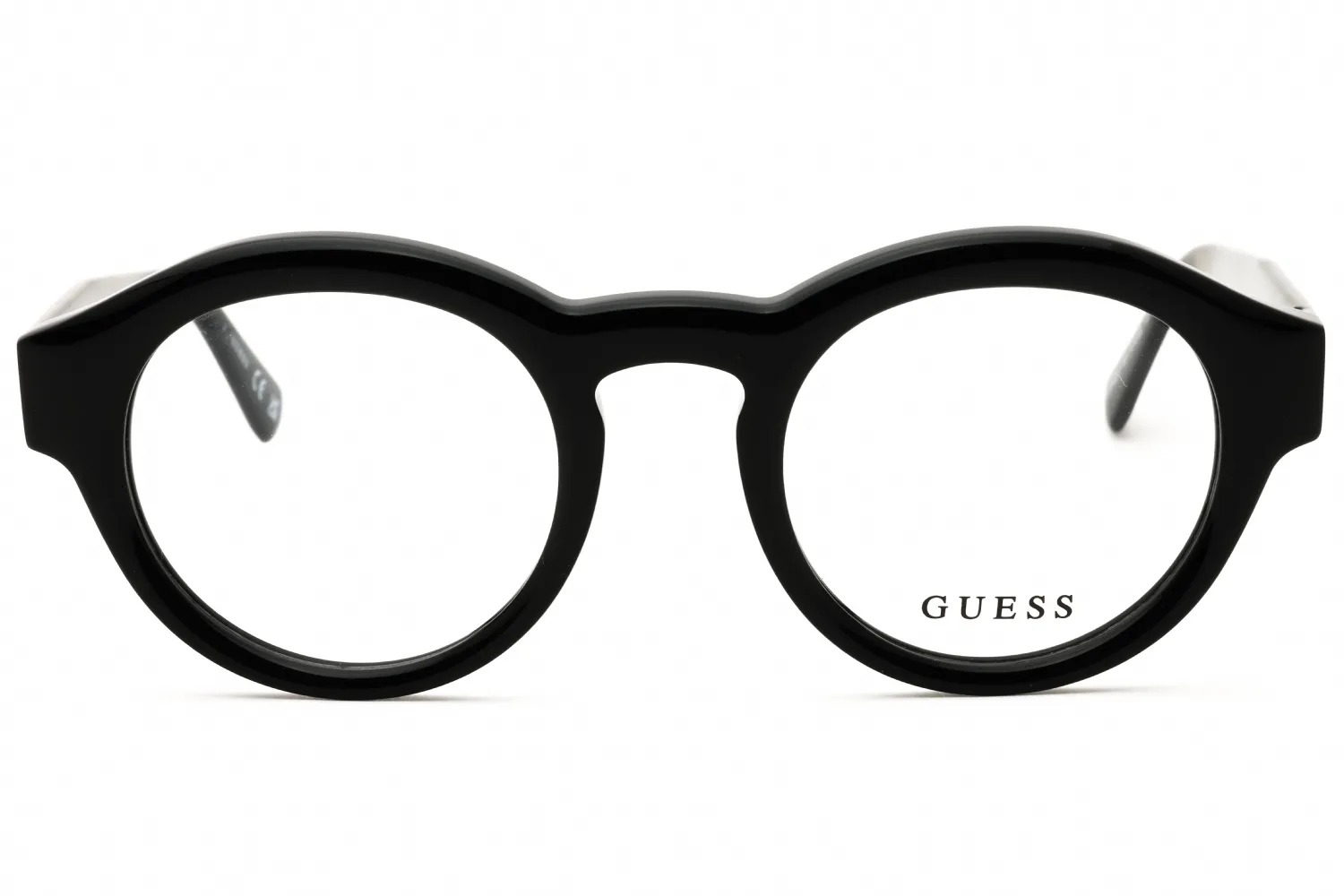 Guess GU50237 001 Eyeglasses Shiny Black 47mm Men 2