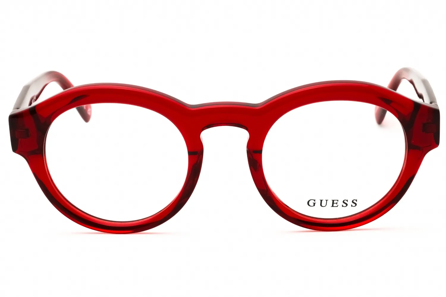 Guess GU50237 066 Eyeglasses Shiny Red 47mm Men 2