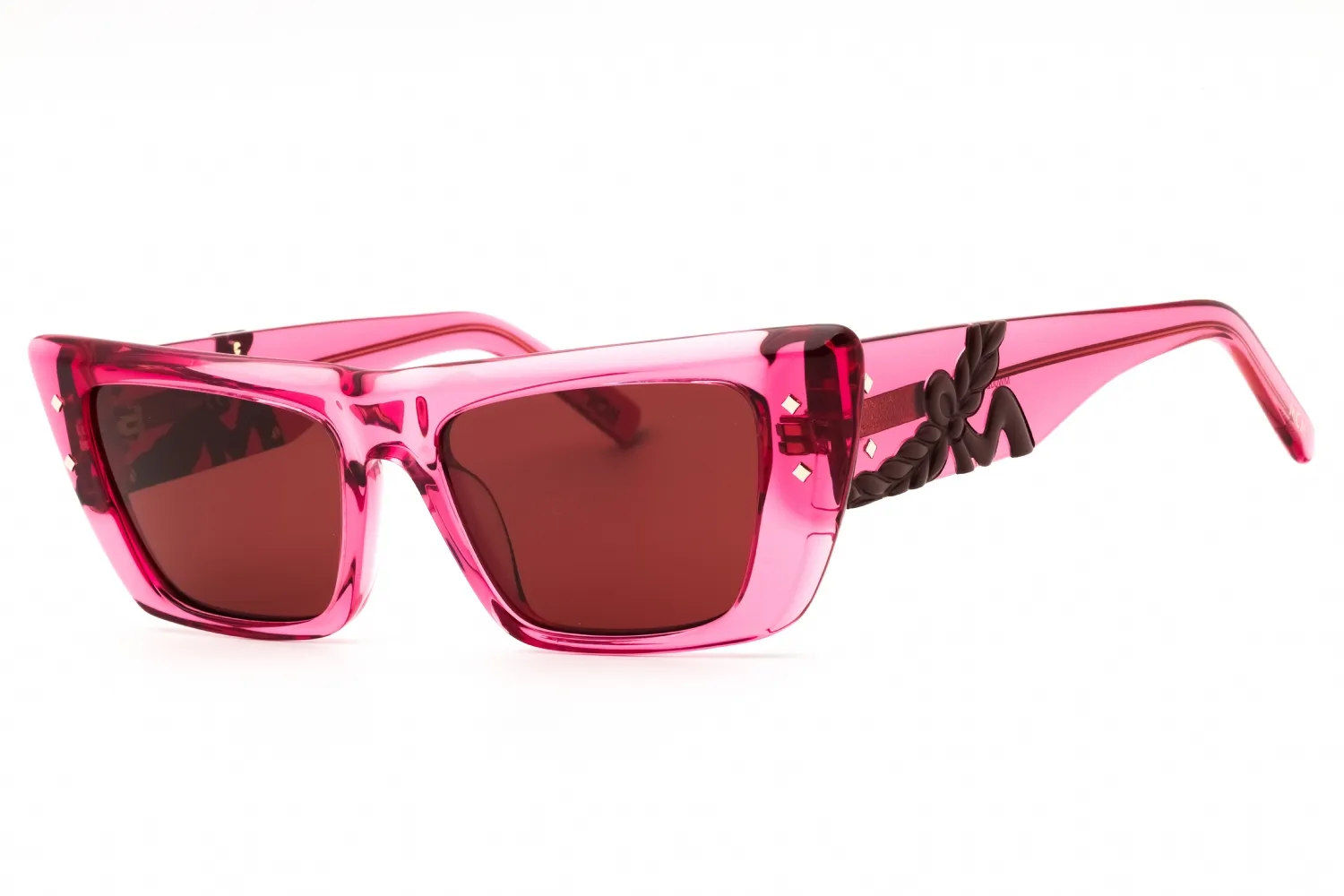 MCM MW0021 75S Sunglasses Shiny Fuxia 52mm Women