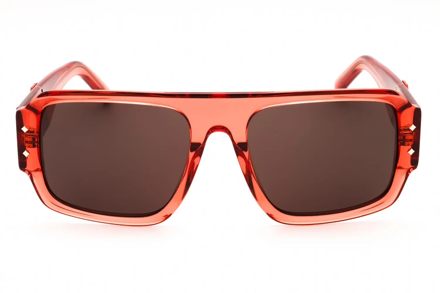 MCM MW0022 42E Sunglasses Shiny Orange 55mm Women 2