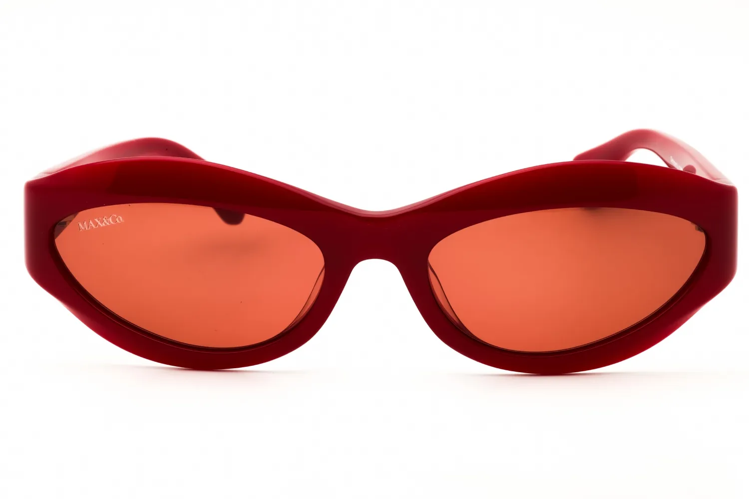 Max & Co MO0136 66E Sunglasses Shiny Red 59mm Women 2
