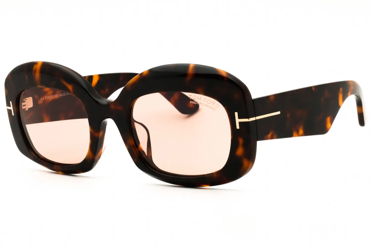 Tom Ford FT1219-F 52Y Sunglasses Dark Havana 54mm Women