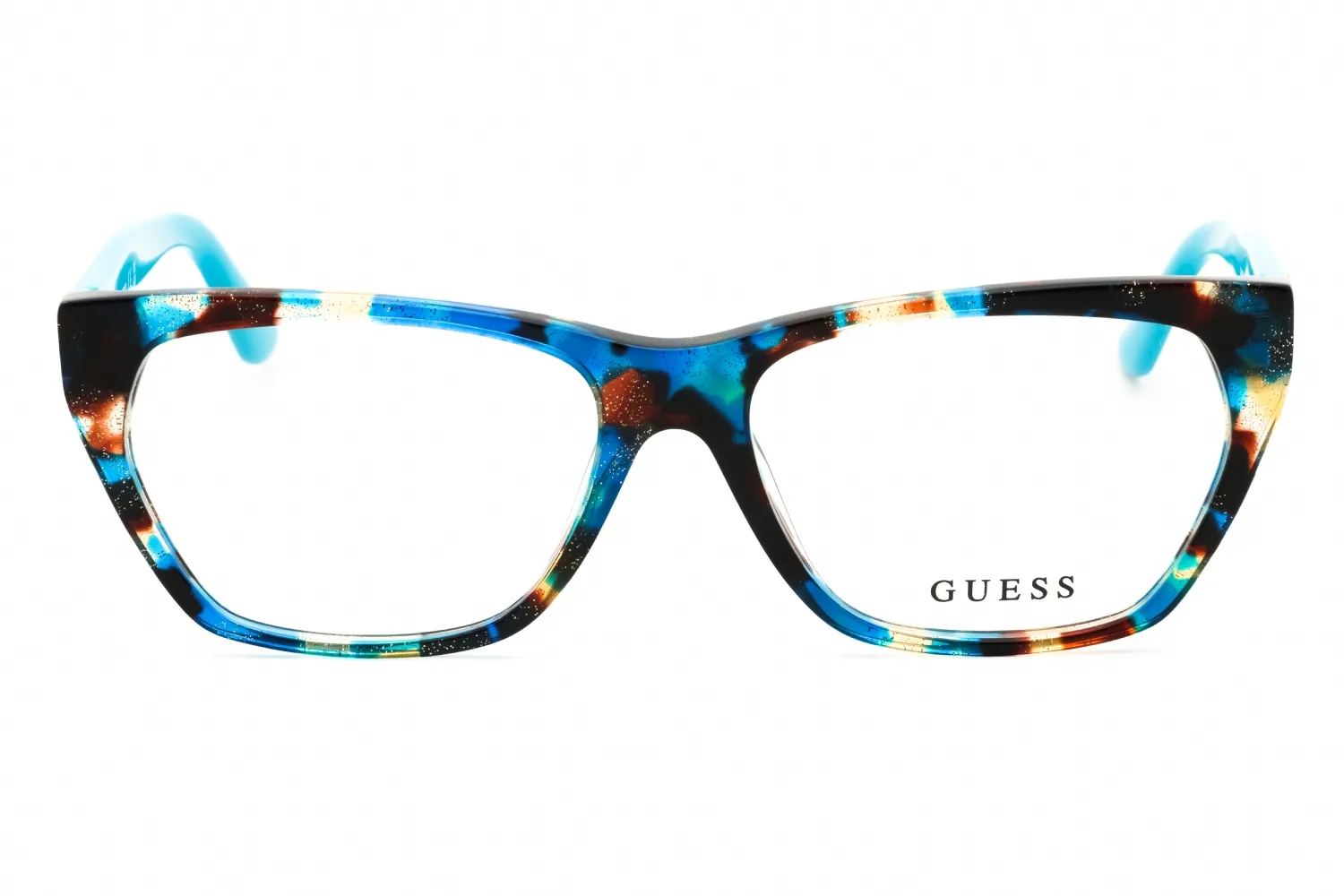 Guess GU50234 087 Eyeglasses Shiny Turquoise Women 2