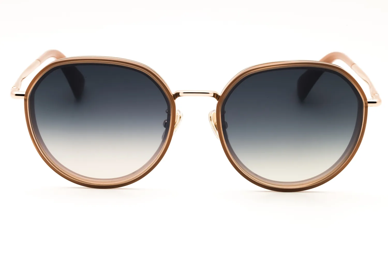 Max Mara MM0148-K 57B Sunglasses Shiny Beige 57mm Women 2