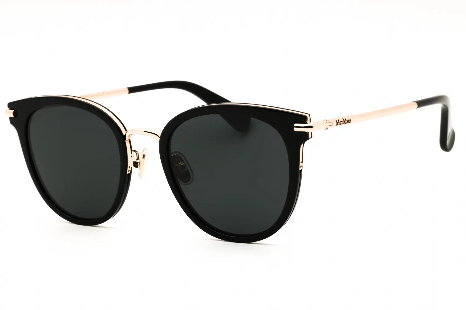 Max Mara MM0149-K 01A Sunglasses Shiny Black 54mm Women