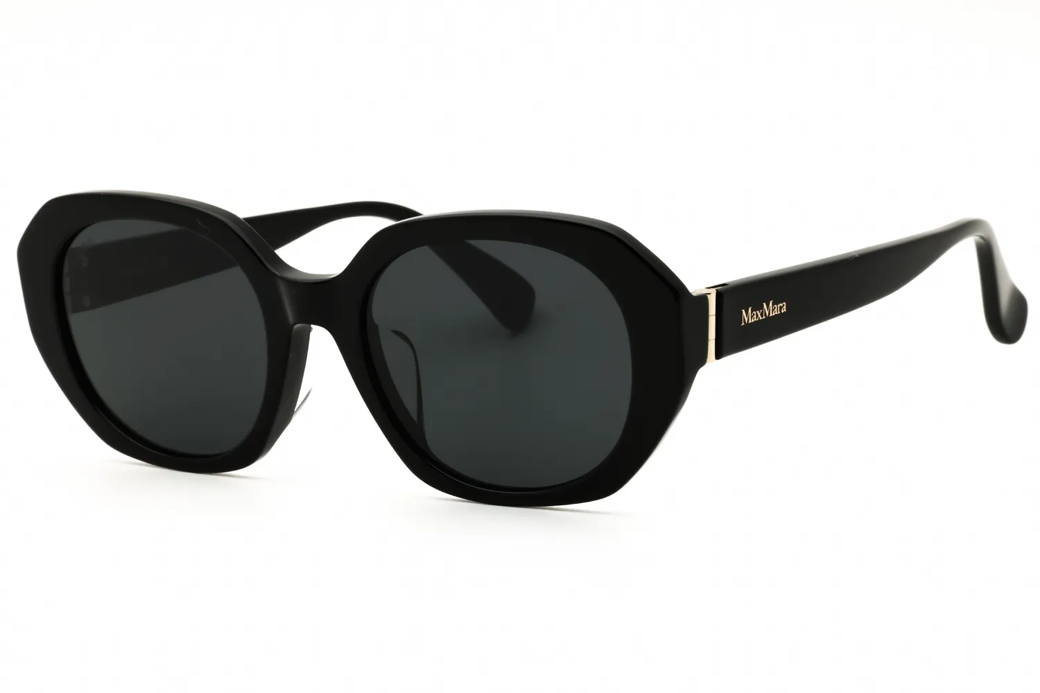 Max Mara MM0151-K 01A Sunglasses Shiny Black 54mm Women