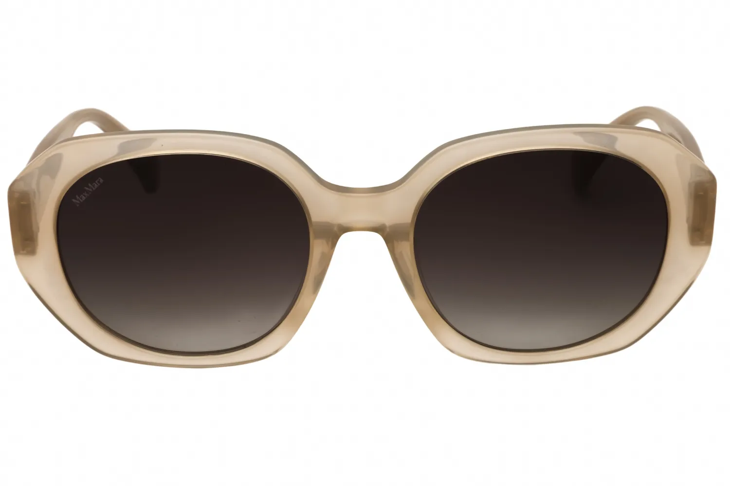 Max Mara MM0151-K 45B Sunglasses Shiny Light Brown 54mm Women 2