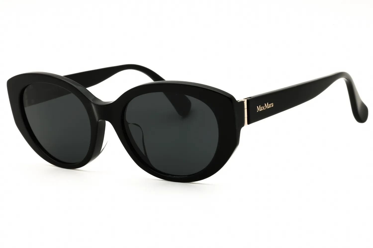 Max Mara MM0154-K 01A Sunglasses Shiny Black 54mm Women