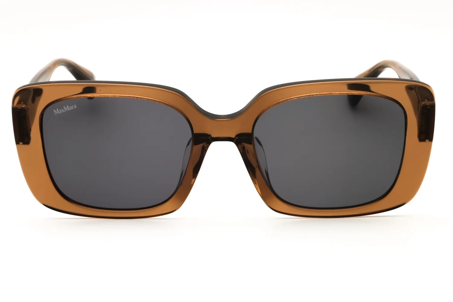 Max Mara MM0155-k 45A Sunglasses Shiny Light Brown 54mm Women 2