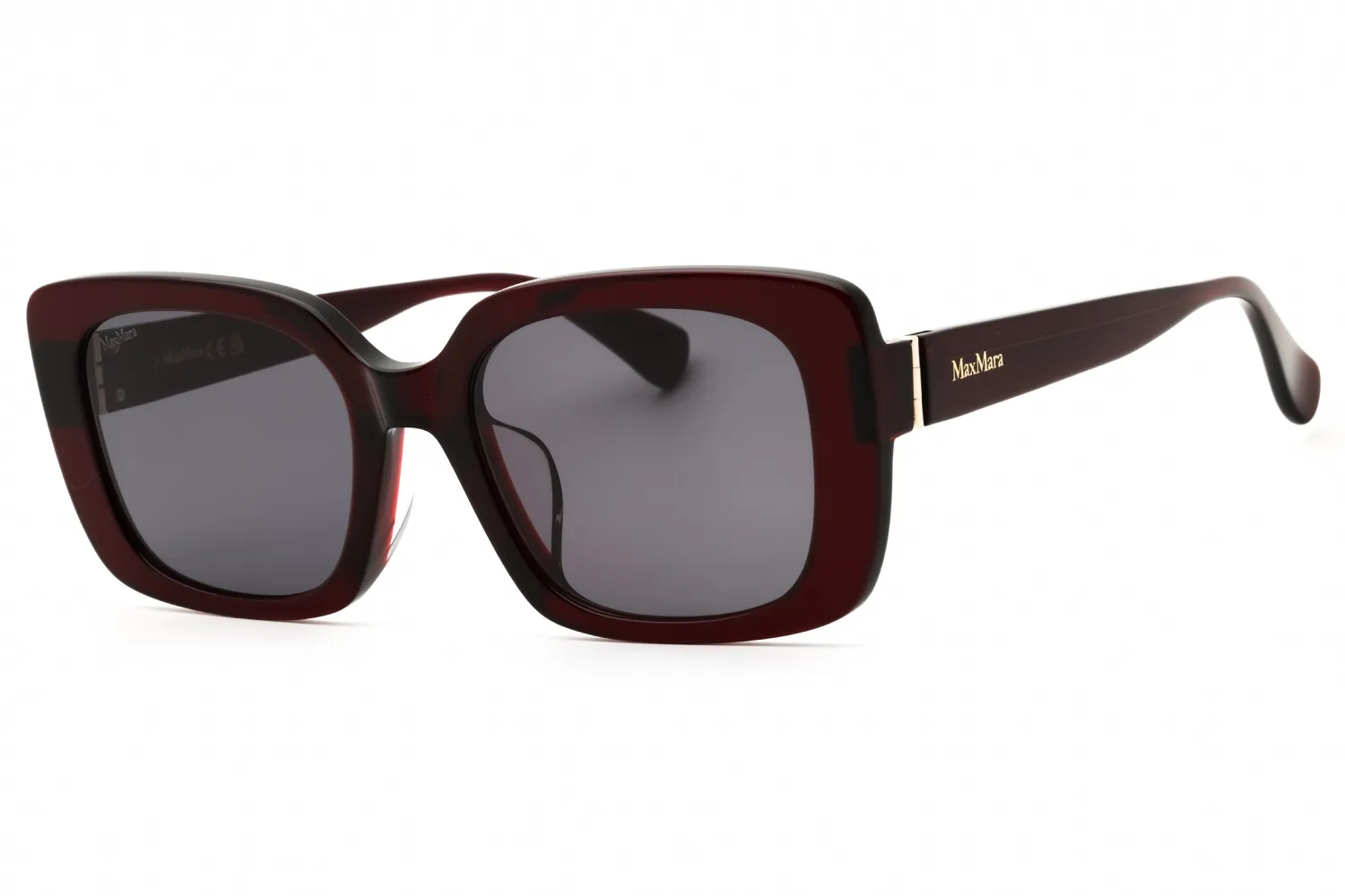Max Mara MM0155-k 69A Sunglasses Dark Siny Red 54mm Women