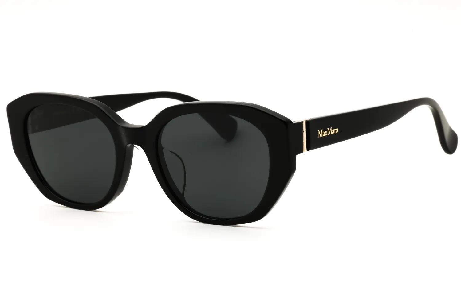Max Mara MM0156-K 01A Sunglasses Shiny Black 54mm Women