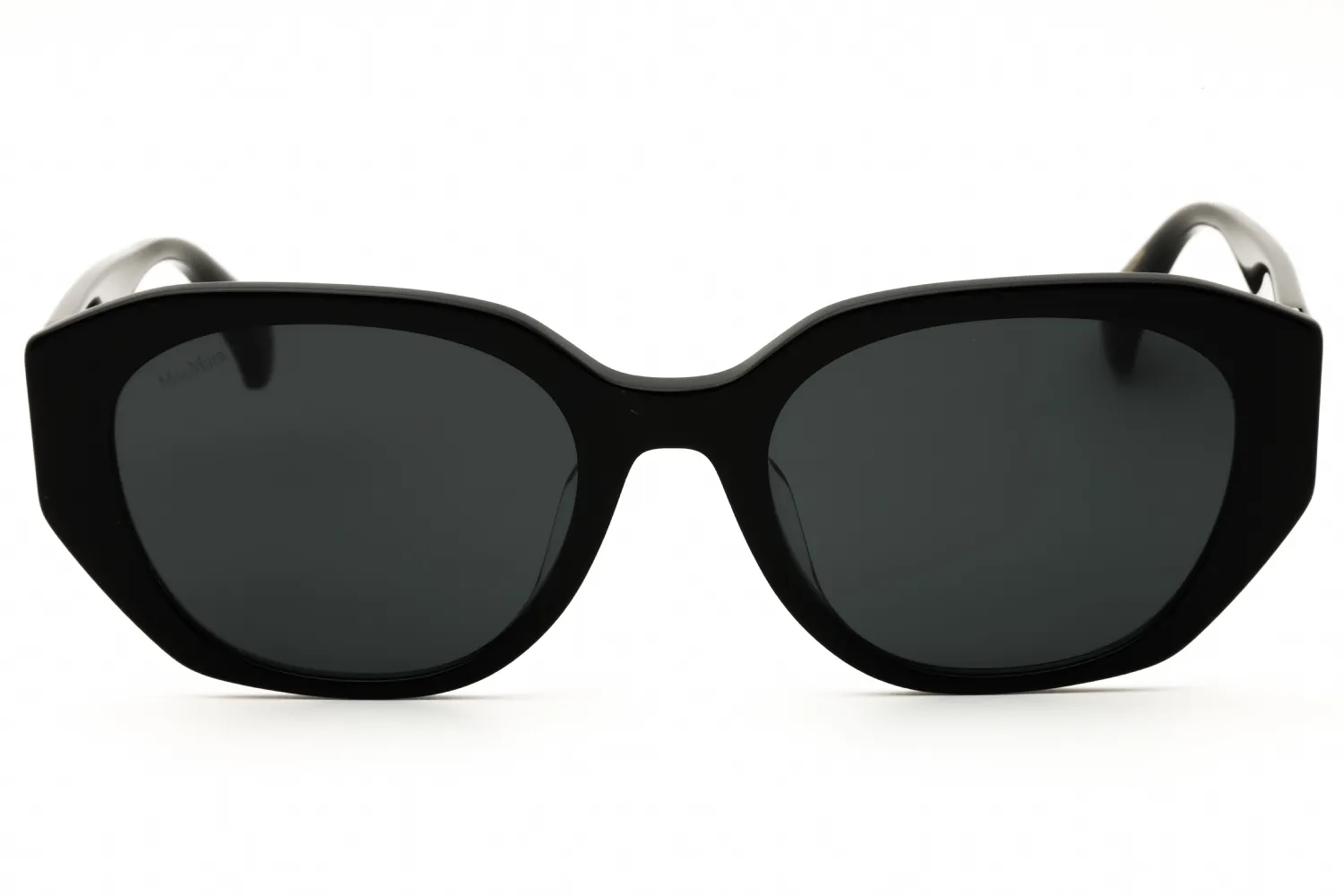 Max Mara MM0156-K 01A Sunglasses Shiny Black 54mm Women 2
