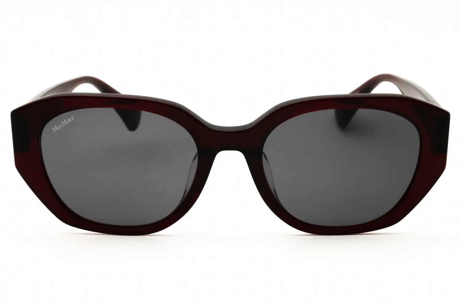 Max Mara MM0156-K 48A Sunglasses Shiny Bordeaux 54mm Women 2