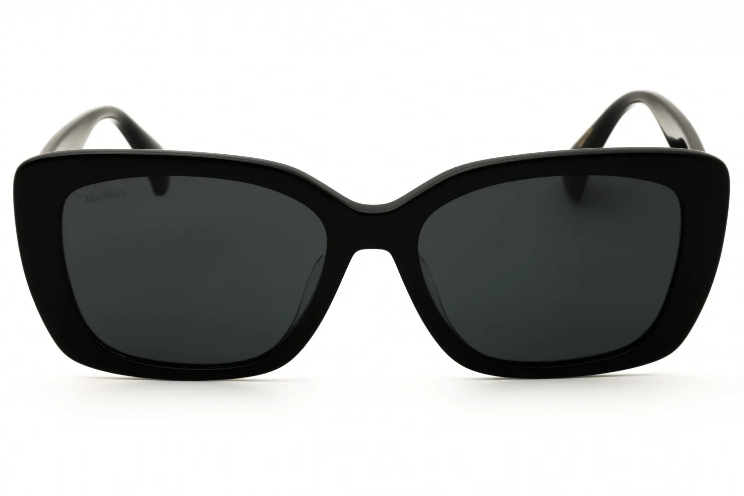 Max Mara MM0158-K 01A Sunglasses Shiny Black 55mm Women 2
