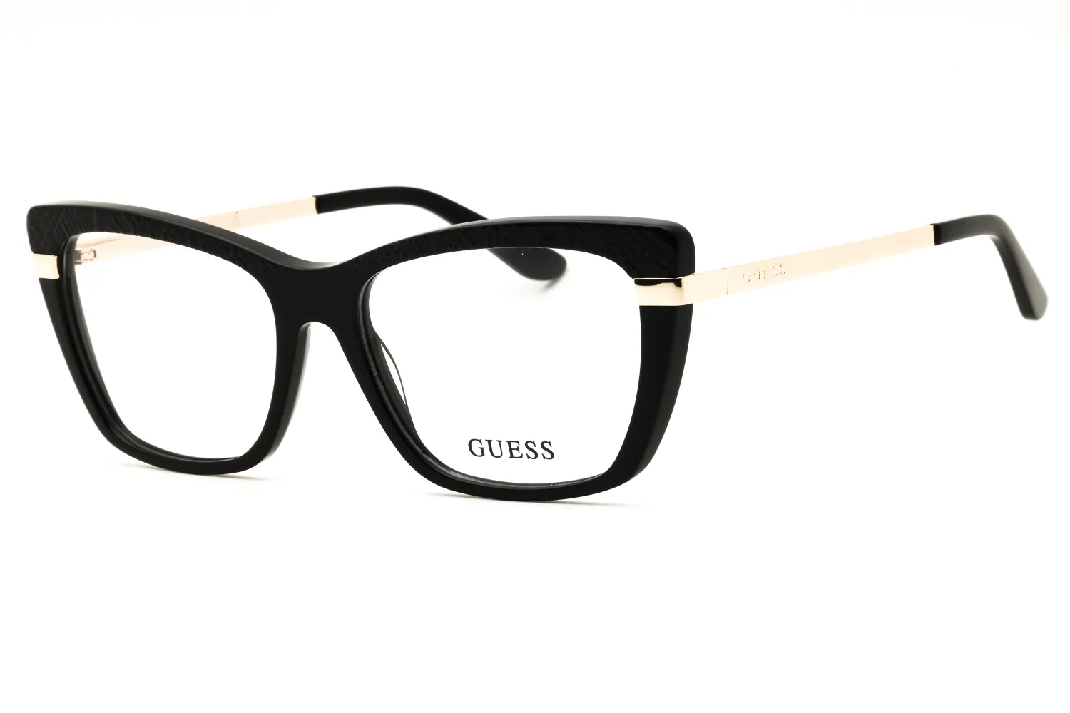 Guess GU50246 001 Eyeglasses Shiny Black 54mm Women