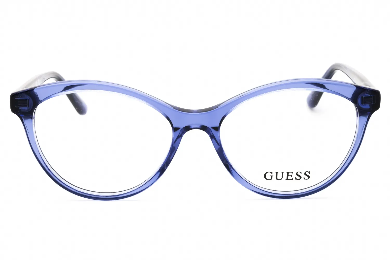 Guess GU50273 090 Eyeglasses Shiny Blue 49mm Women 2