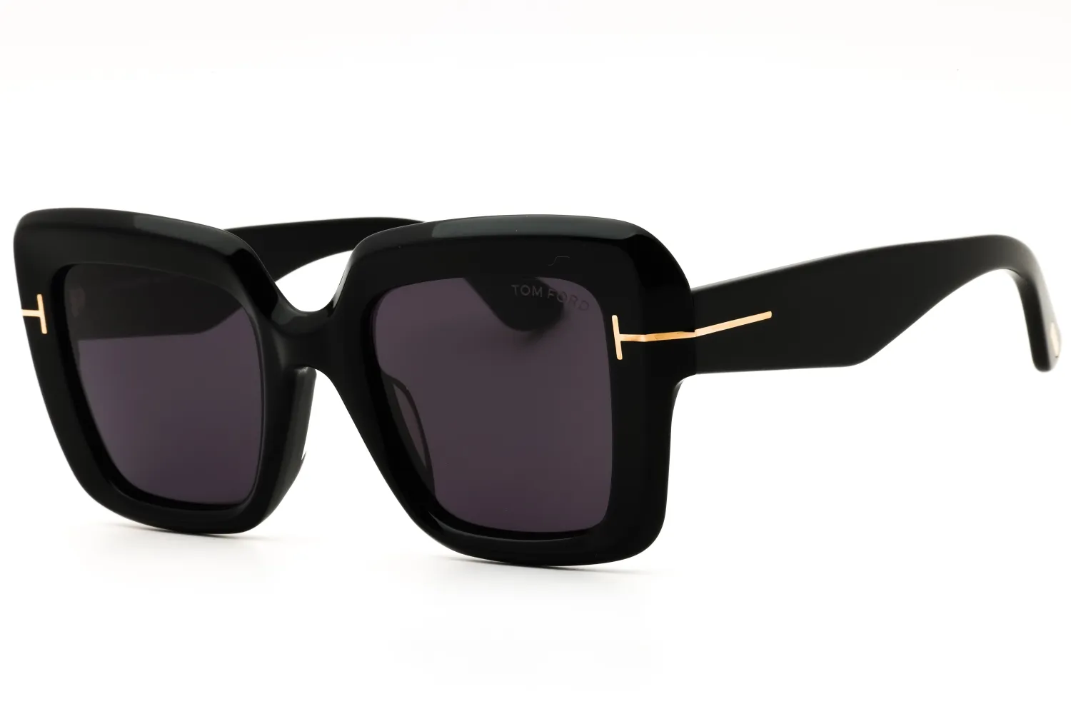Tom Ford FT1157-F 01A Sunglasses Shiny Black 52mm Women