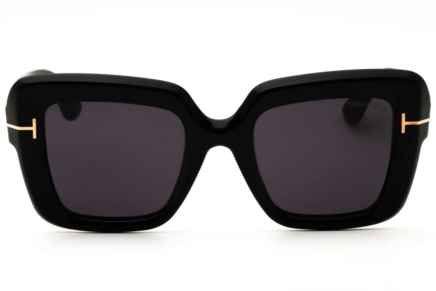 Tom Ford FT1157-F 01A Sunglasses Shiny Black 52mm Women 2