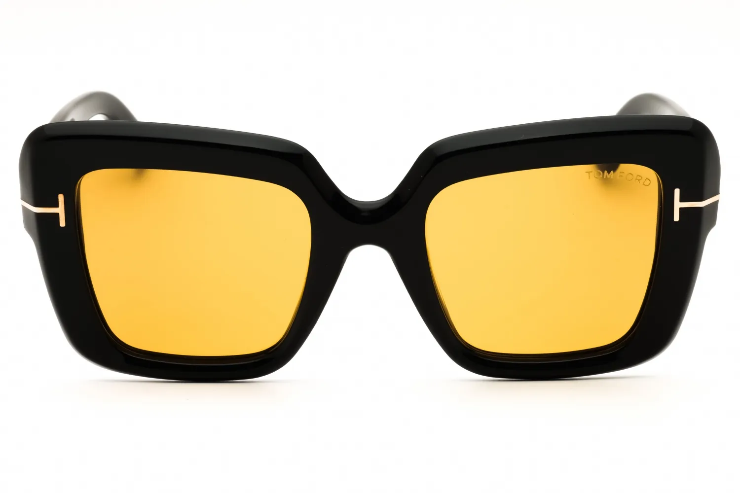 Tom Ford FT1157-F 01E Sunglasses Shiny Black 52mm Women 2