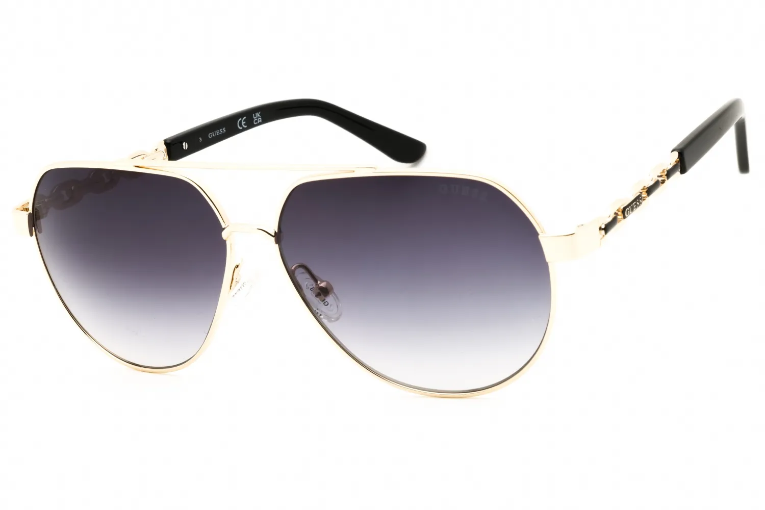 Guess Factory GF00033 32B Sunglasses Gold 59mm Women