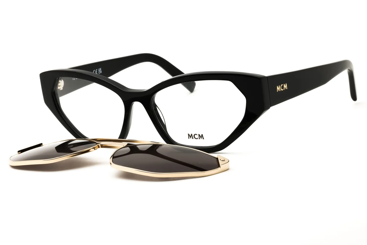 MCM MW5011 001 Eyeglasses Shiny Black 56mm Women