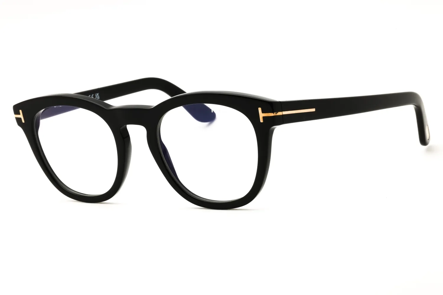 Tom Ford FT6081-B 001 Eyeglasses Shiny Black 51mm Men