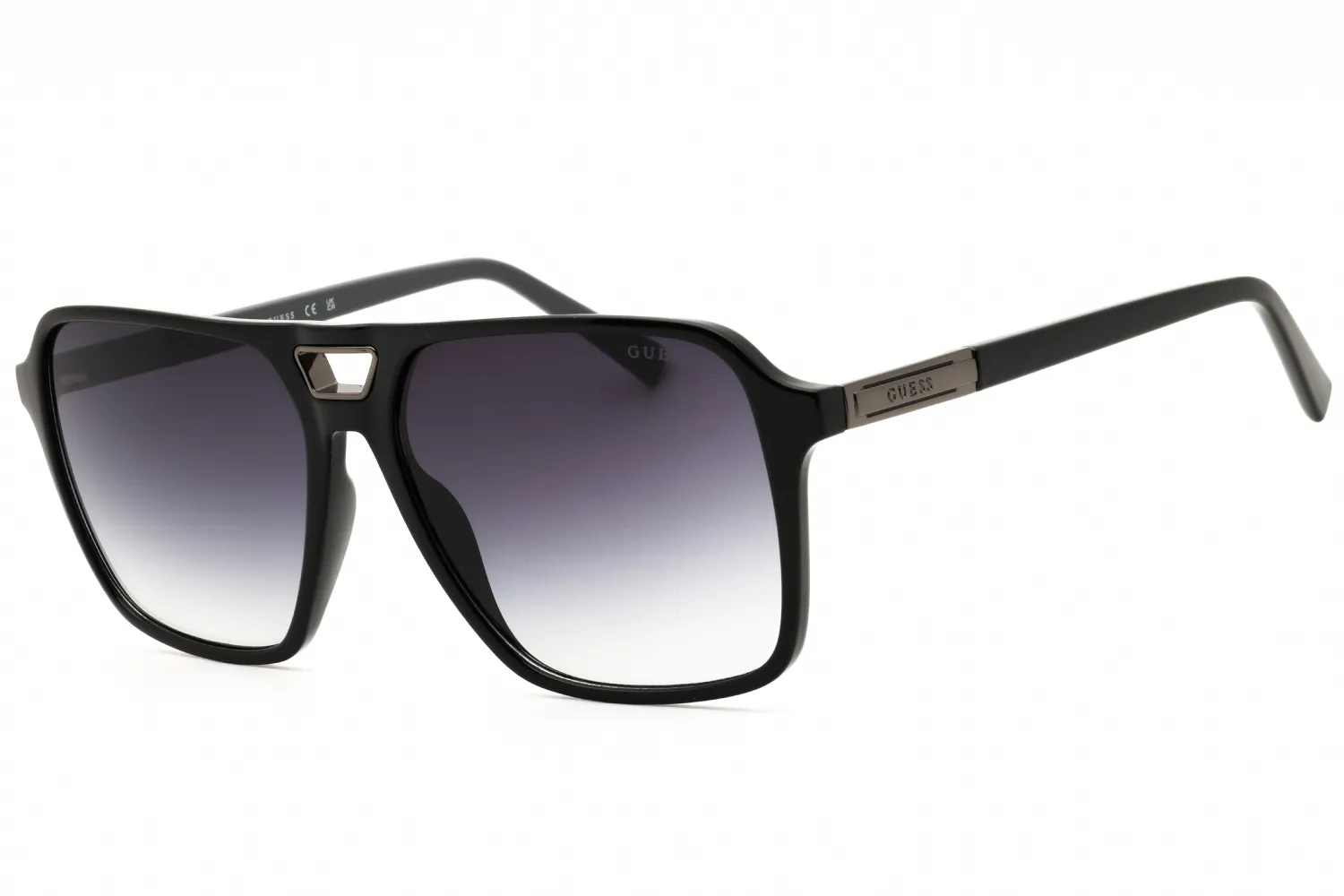Guess Factory GF00063 01B Sunglasses Shiny Black 62mm Men