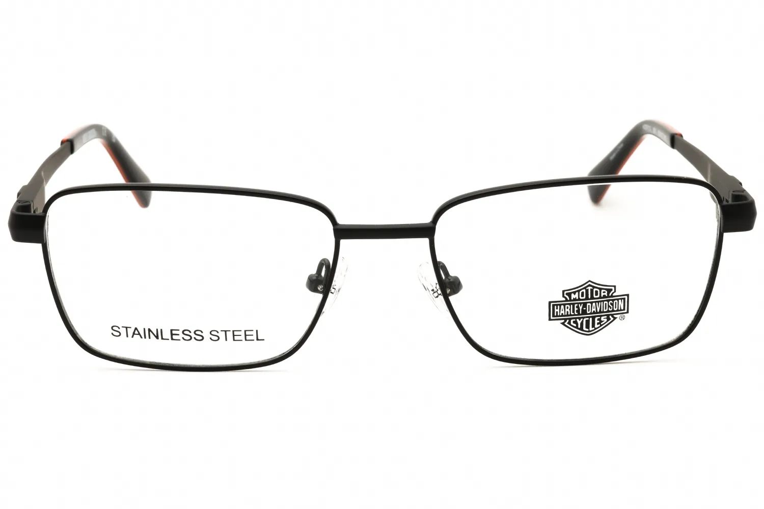 Harley Davidson HD50112 001 Eyeglasses Shiny Black 53mm Men 2