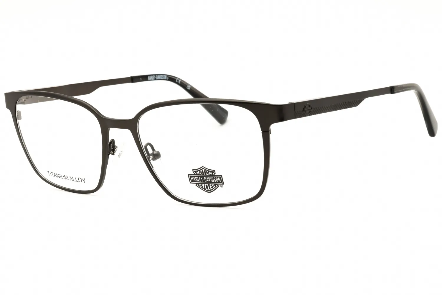 Harley Davidson HD50116 007 Eyeglasses Matte Dark Nickeltin 55mm Men