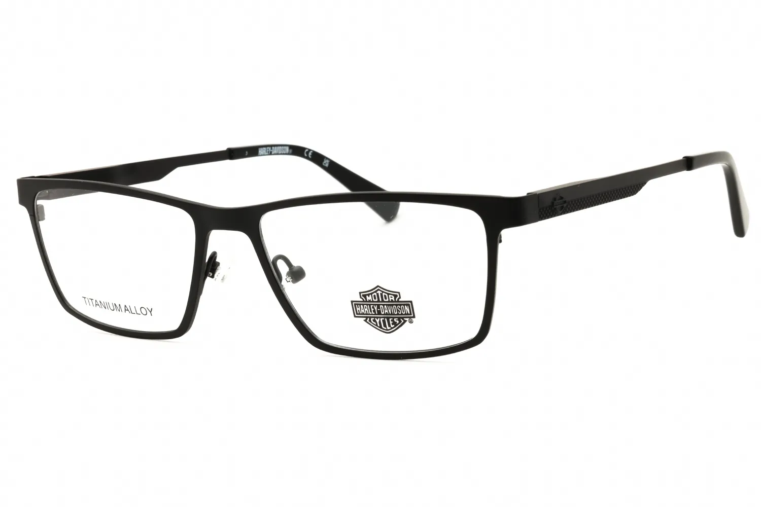Harley Davidson HD50117 002 Eyeglasses Matte Black 56mm Men