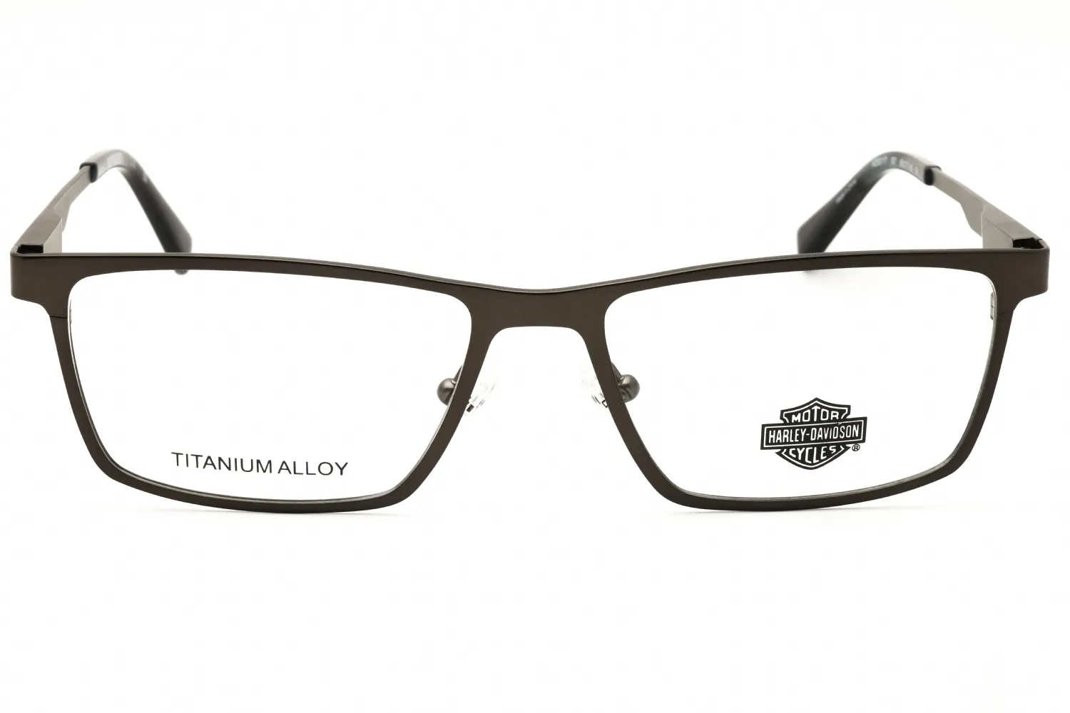 Harley Davidson HD50117 007 Eyeglasses Matte Dark Nickeltin 56mm Men 2