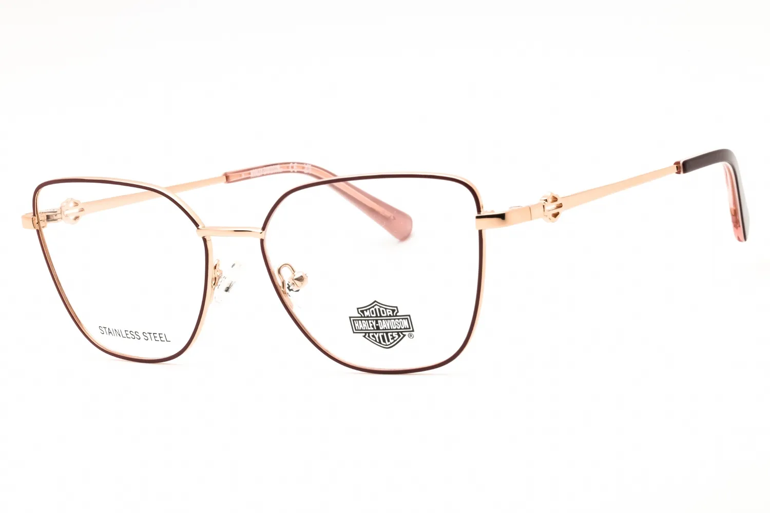 Harley Davidson HD50118 069 Eyeglasses Shiny Bordeaux 54mm Women