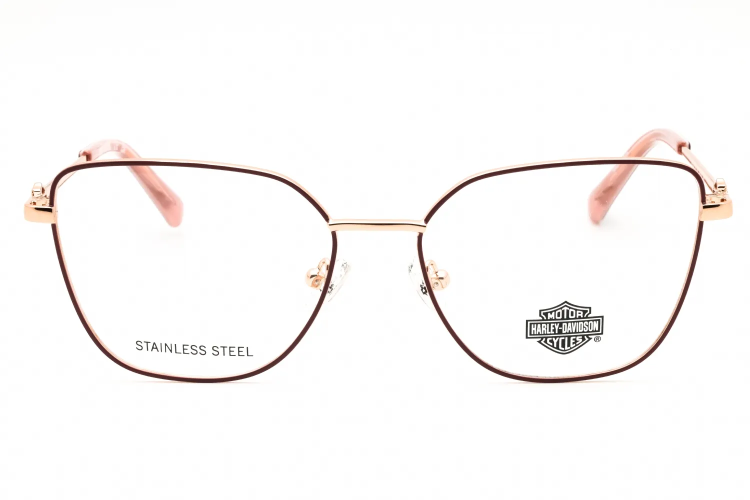Harley Davidson HD50118 069 Eyeglasses Shiny Bordeaux 54mm Women 2