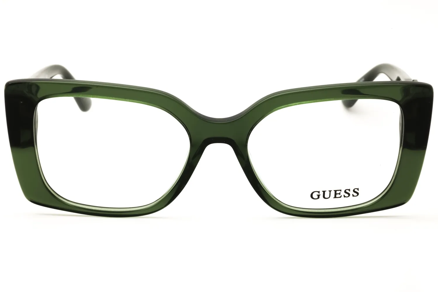 Guess GU50322 096 Eyeglasses Shiny Dark Green 51mm Women 2