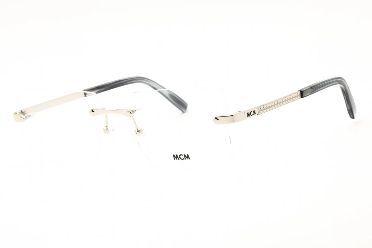 MCM MW5018-H 016 Eyeglasses Shiny Palladium 56mm Women