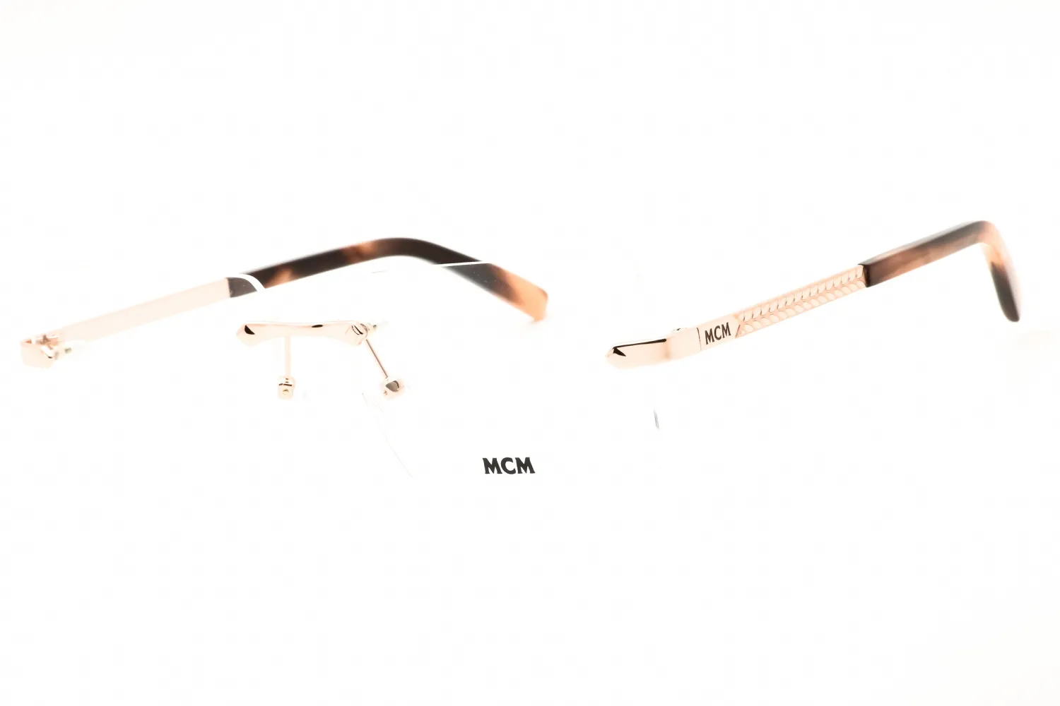 MCM MW5018-H 028 Eyeglasses Shiny Rose Gold 56mm Women