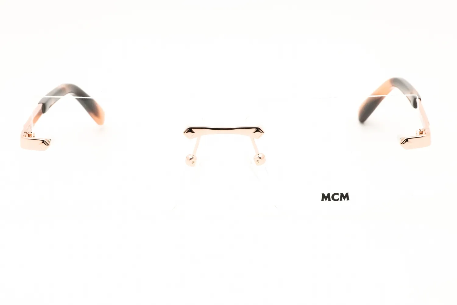 MCM MW5018-H 028 Eyeglasses Shiny Rose Gold 56mm Women 2