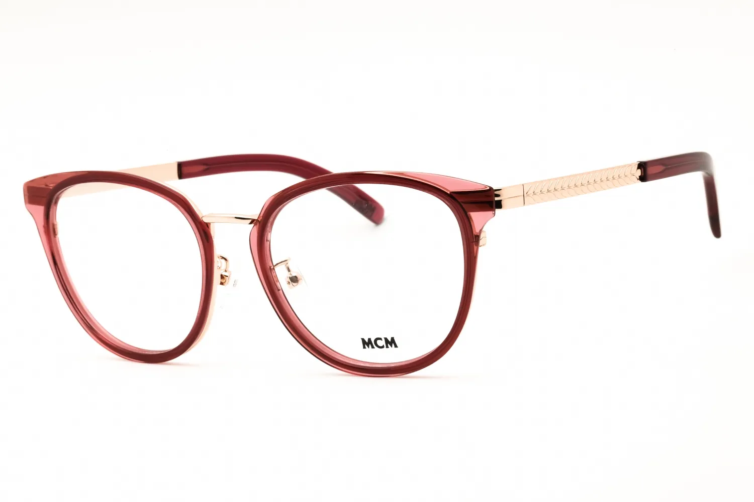 MCM MW5020-H 069 Eyeglasses Shiny Bordeaux 53mm Women