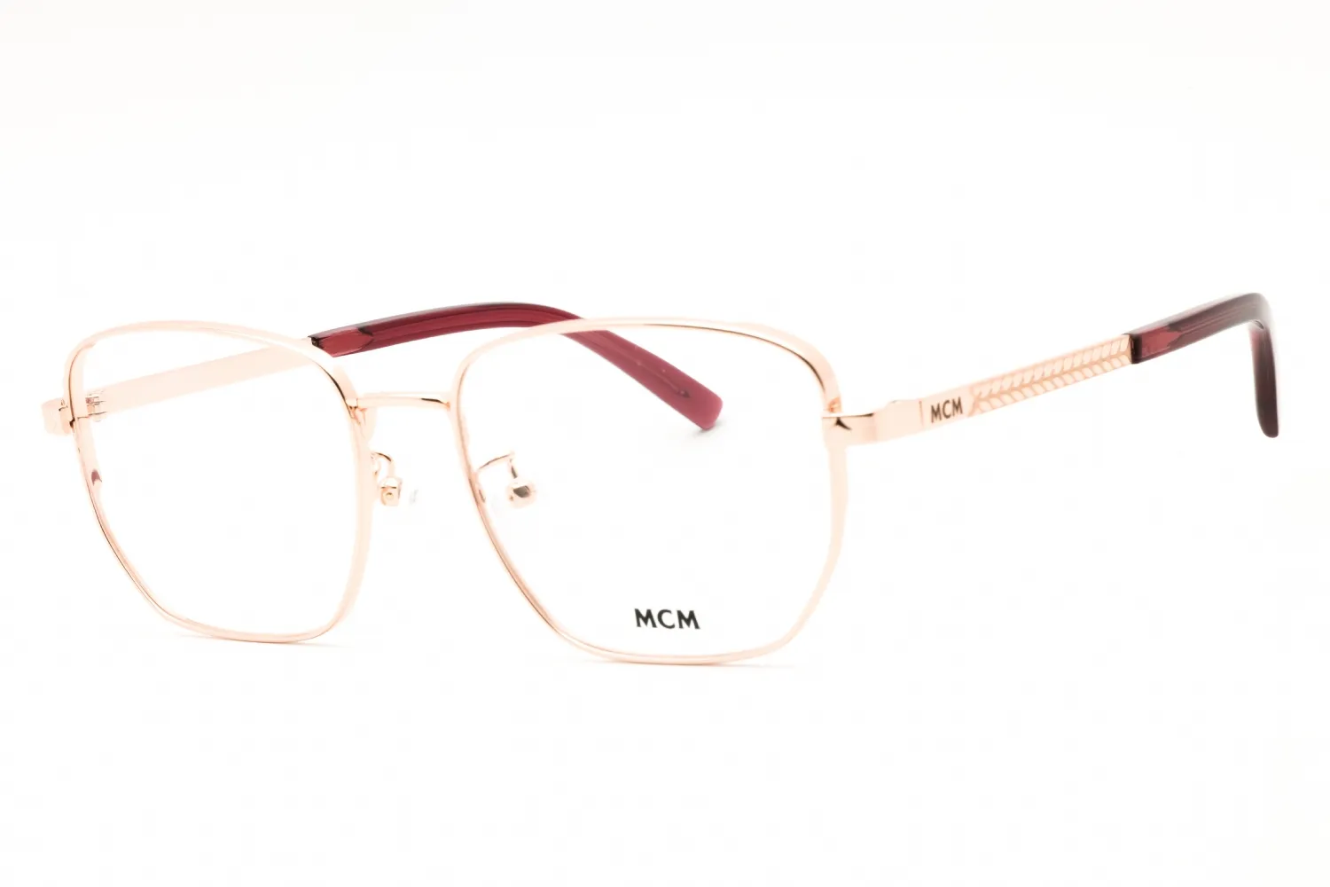 MCM MW5021-H 028 Eyeglasses Shiny Rose Gold 53mm Unisex
