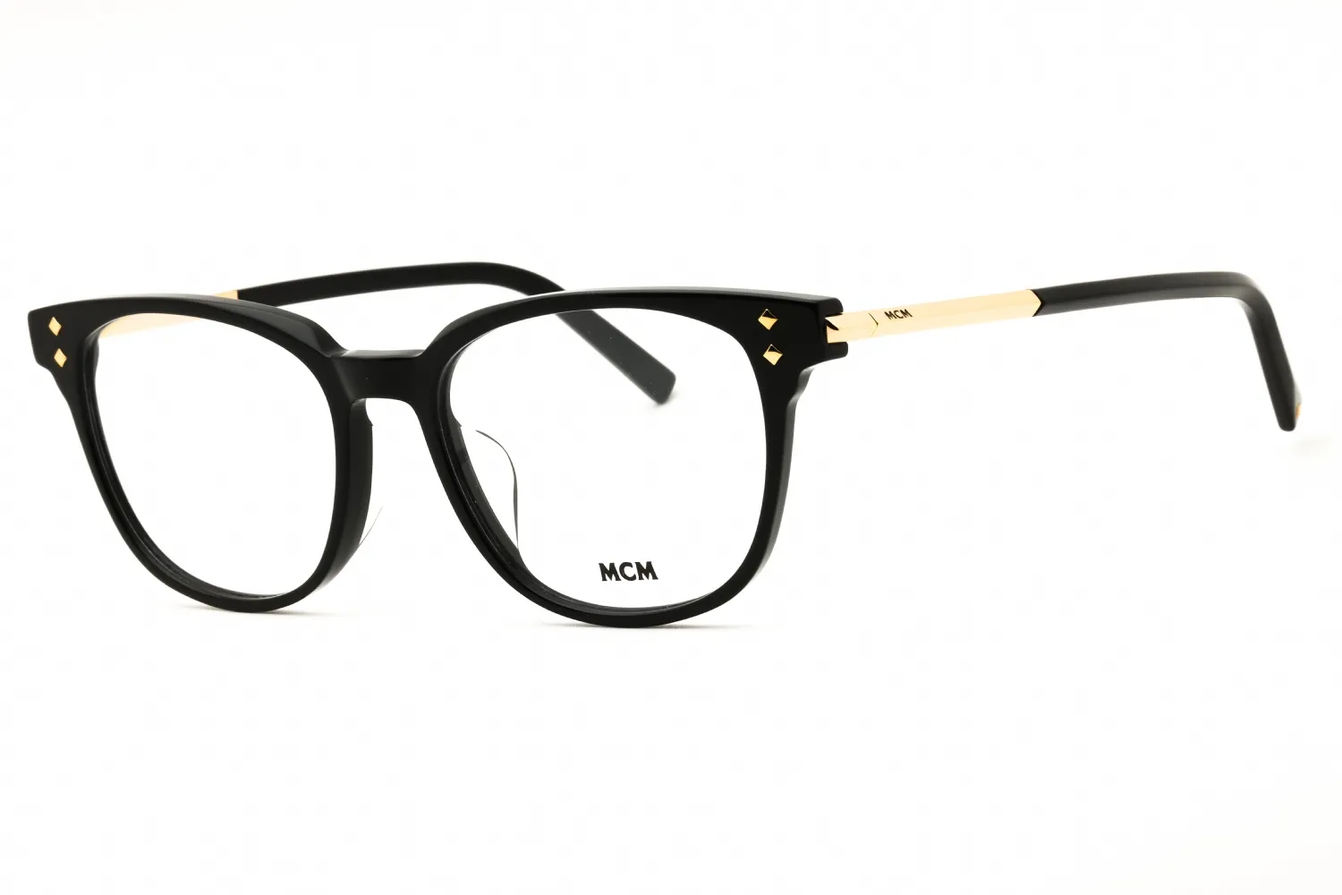 MCM MW5022-D 001 Eyeglasses Shiny Black 54mm Men