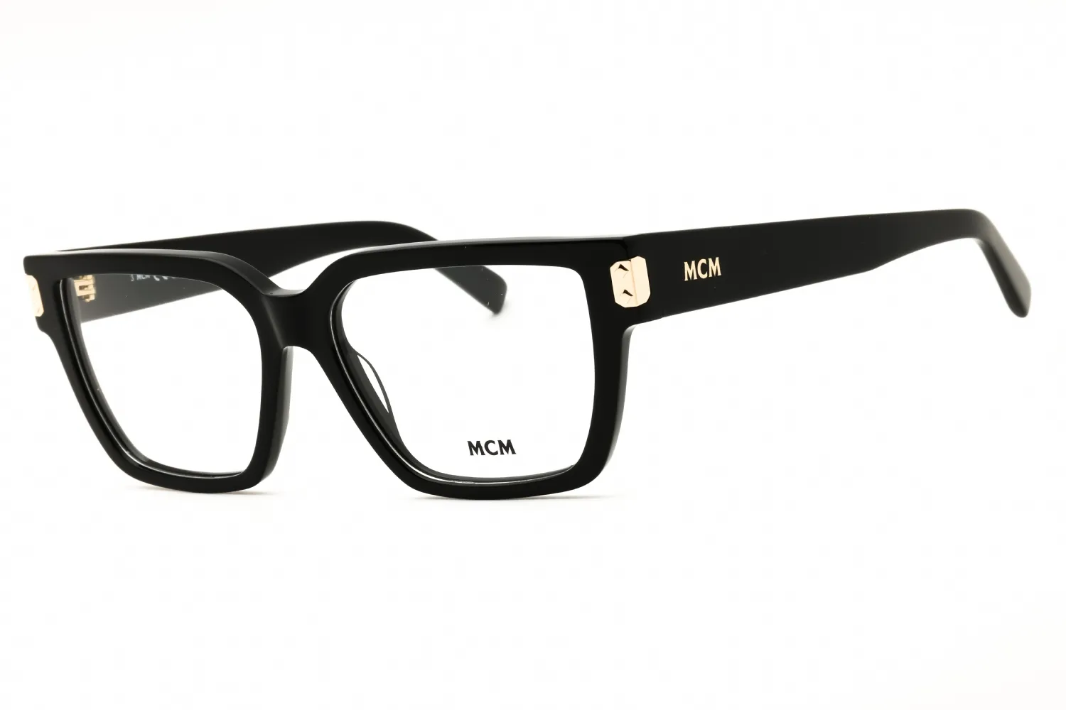MCM MW5025 001 Eyeglasses Shiny Black 53mm Women