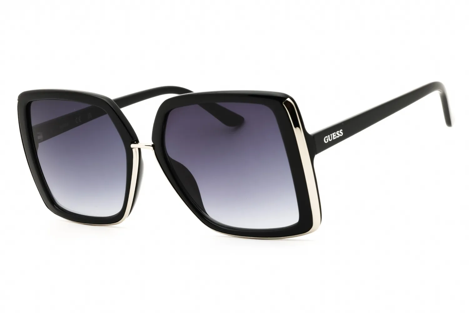 Guess Factory GF00068 01C Sunglasses Shiny Black 58mm Women