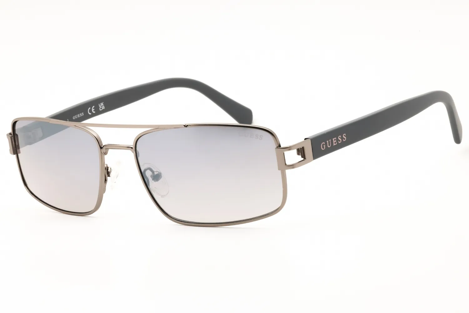 Guess Factory GF00069 11C Sunglasses Matte Light Nickeltin 58mm Men