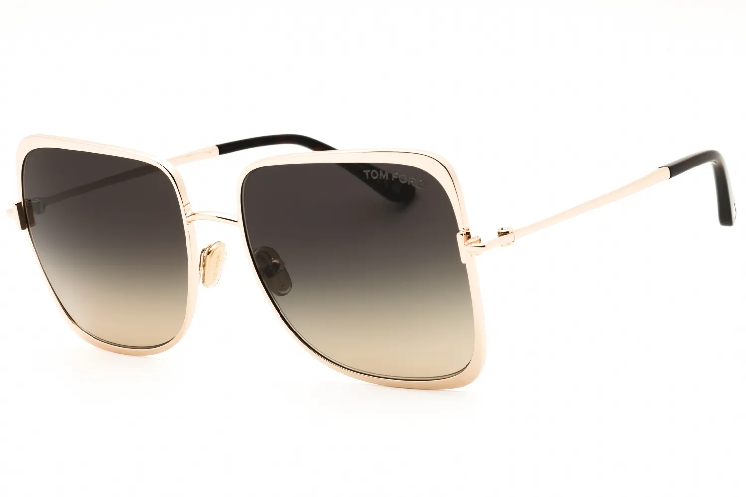 Tom Ford FT1319 28B Sunglasses Shiny Rose Gold 57mm Women