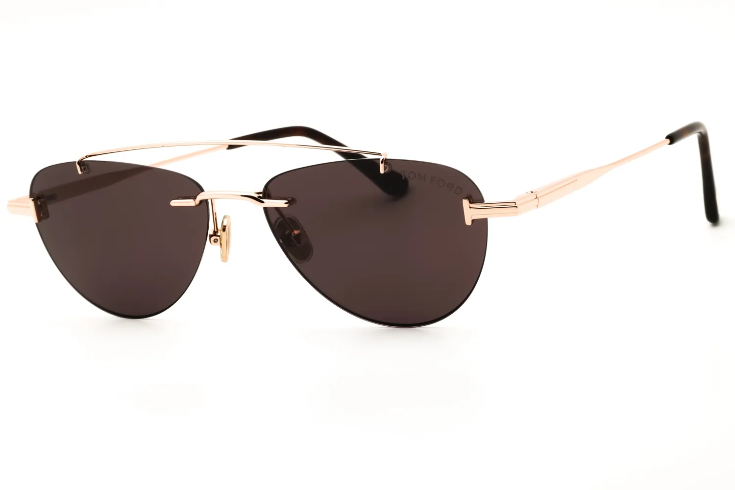 Tom Ford FT1356 28A Sunglasses Shiny Rose Gold 55mm Unisex