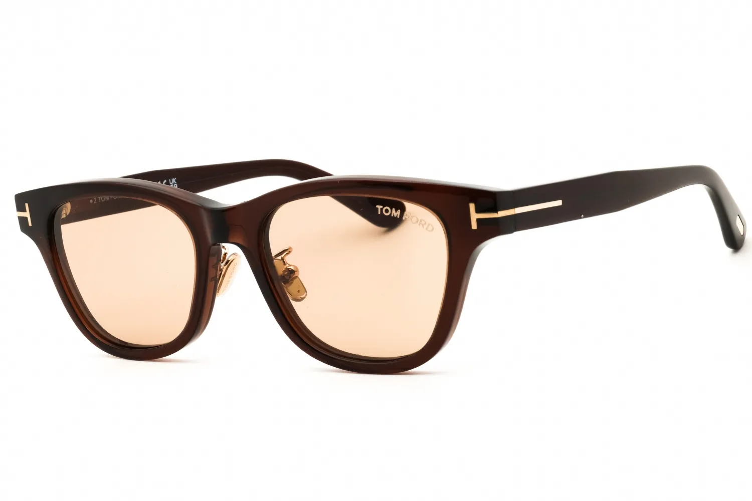 Tom Ford FT1353-D 48E Sunglasses Shiny Dark Brown 52mm Unisex