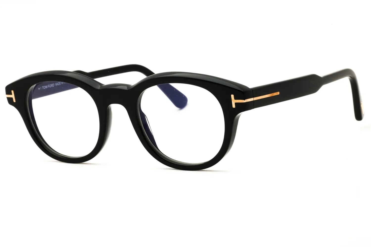 Tom Ford FT6121-B 001 Eyeglasses Shiny Black 47mm Men