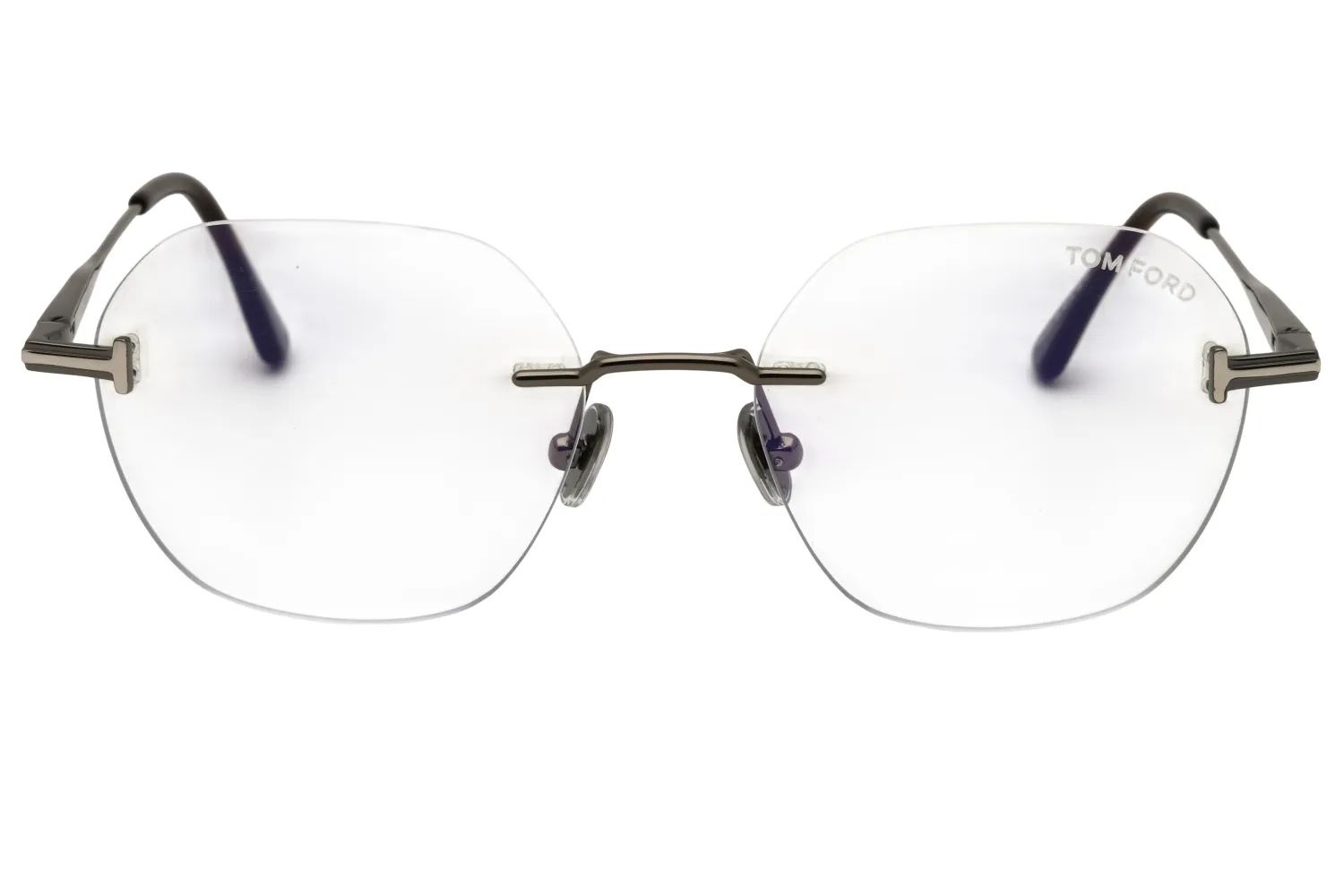 Tom Ford FT6126-B 008 Eyeglasses Shiny Gunmetal 52mm Men 2